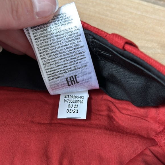 NWT Banana Republic Lena Wide Leg Linen Pant Size 10 Tall  Red Embers - Picture 9 of 16